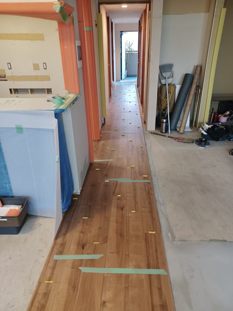 西区分譲マンション　M様邸LDK　進捗