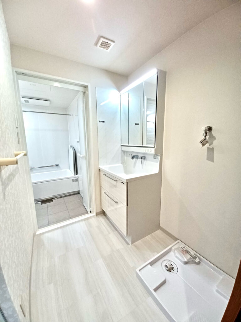 南区分譲マンション　H様邸完工＜洗面所＞